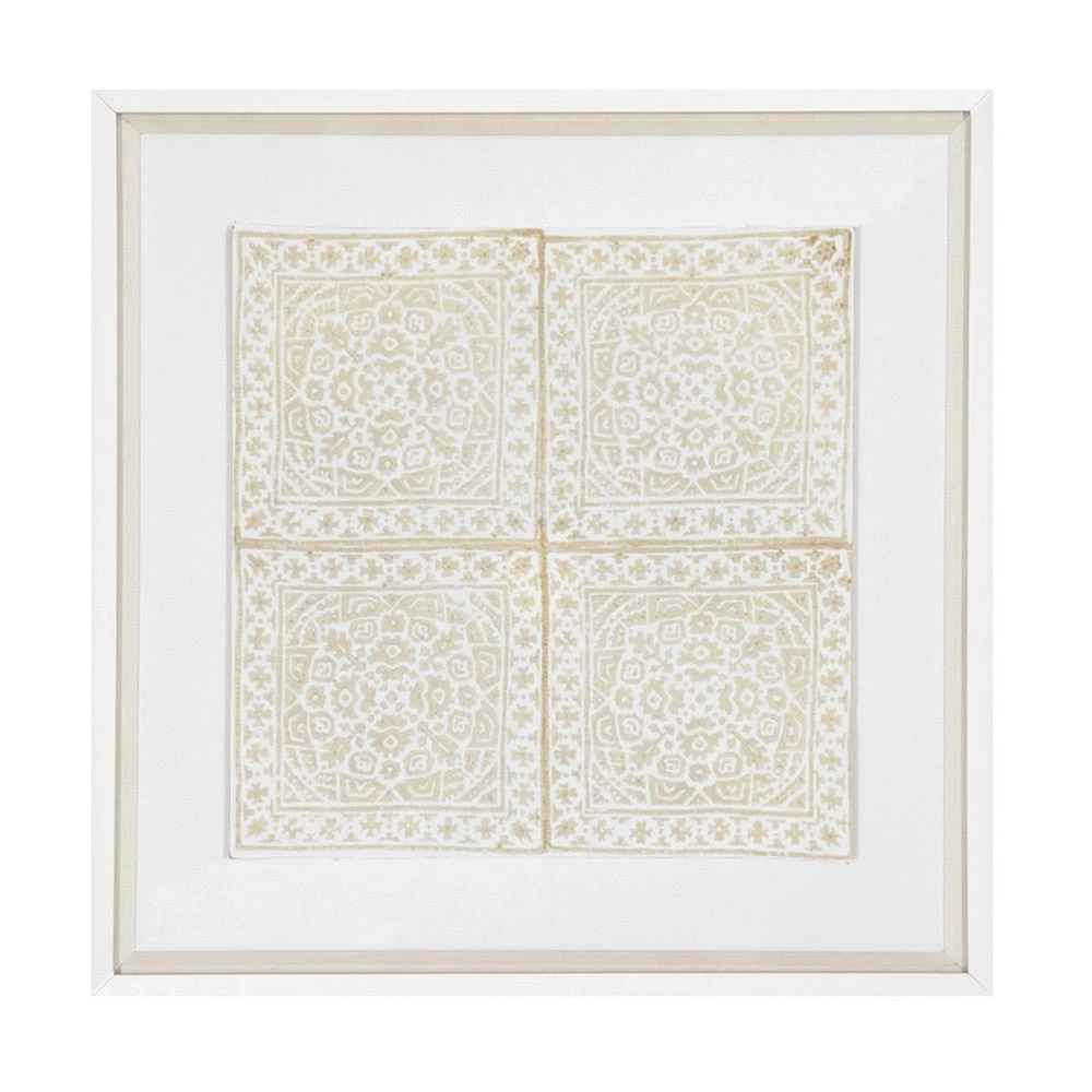 Kilim Repeat Natural Fabric Artwork 2 Kilim Repeat Natural Fabric Artwork - Image 2