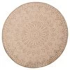Hindy Lace Round Indoor/Outdoor Polypropylene Rug