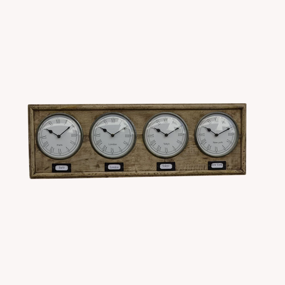 WORLD CLOCK TIMBER
