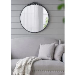 ROUND ORNATE METALLIC WALL MIRROR -Home Decoration Store shopify 26f1949a7061a0e7b4f7486d8d320b3a round ornate metallic wall mirror