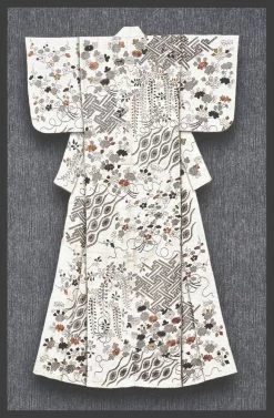 White Katabria Kimono Wall Hanging