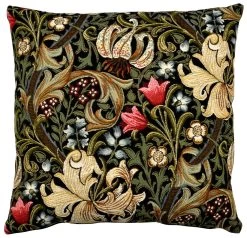 Golden Lily Square (W.Morris) Cushion