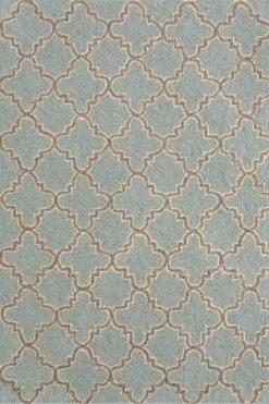 Plain Tin Woollen Rug Slate