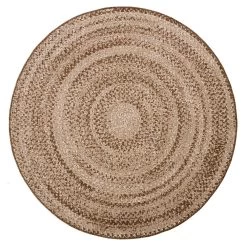 Deja Distressed Round Indoor/Outdoor Polypropylene Rug