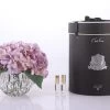 Cote Noire Hydrangea In Crystal Vase Mauve