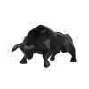 Geometric Bull Matt Black