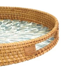 MOTHER OF PEARL ROUND RATTAN TRAY FLORAL 8 MOTHER OF PEARL ROUND RATTAN TRAY FLORAL -Home Decoration Store shopify 2ddcf318da9b877d891d40f36f633a3f mother of pearl round rattan tray floral