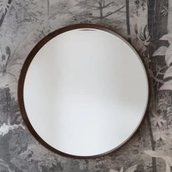 Rise Walnut Round Mirror Large -Home Decoration Store shopify 2eb806803d9790fbf2e87ef78c24fd56 rise walnut round mirror large