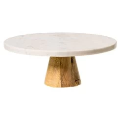 Sita Marble Cake Stand On Twine Foot