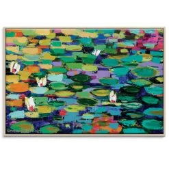 Miss Lily Framed Canvas Print