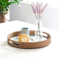 MOTHER OF PEARL ROUND RATTAN TRAY FLORAL 11 MOTHER OF PEARL ROUND RATTAN TRAY FLORAL -Home Decoration Store shopify 332768c1603e61bd577a41319b43712e mother of pearl round rattan tray floral