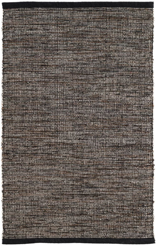 Grant Black/Brown Cotton Rug 1 Grant Black/Brown Cotton Rug