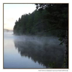 Tributary 1 Canvas Print With Floating Frame