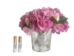 Cote Noire Hydrangeas And Rosebuds Mauve