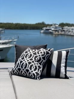 St Malo Indoor/Outdoor Cushion Black -Home Decoration Store shopify 3c717d3439ba5b7d03e9fc4a9a1e546b st malo indoor outdoor cushion black