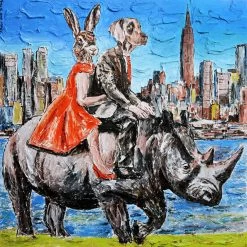They Were Wild And Free In New York Print