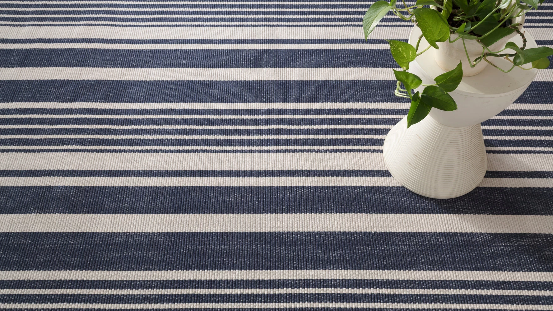 Portland Stripe Cotton Woven Rug 3 Portland Stripe Cotton Woven Rug - Image 3