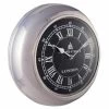 Retro Wall Clock Medium Black