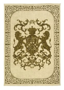 Heraldic Wall Hanging Cream