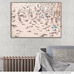 Crowded Beach Canvas Print With Floating Frame -Home Decoration Store shopify 515a4cf5153d287a8214b37cb764cebd crowded beach canvas print with floating frame
