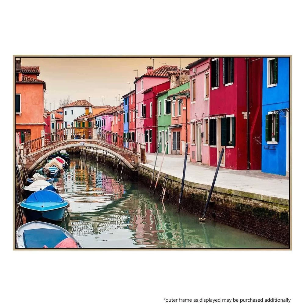 Canaletto Canvas Print With Floating Frame 1 Canaletto Canvas Print With Floating Frame