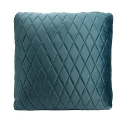 Steel Blue Coco Velvet Cushion