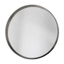 Avenue Round Mirror Silver