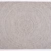 Stacy Indoor/Outdoor Polypropylene Mosaic Swirl Rug - Cream/Blue