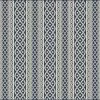 Stacy Indoor/Outdoor Polypropylene Malta Stripe Rug - Blue/Cream