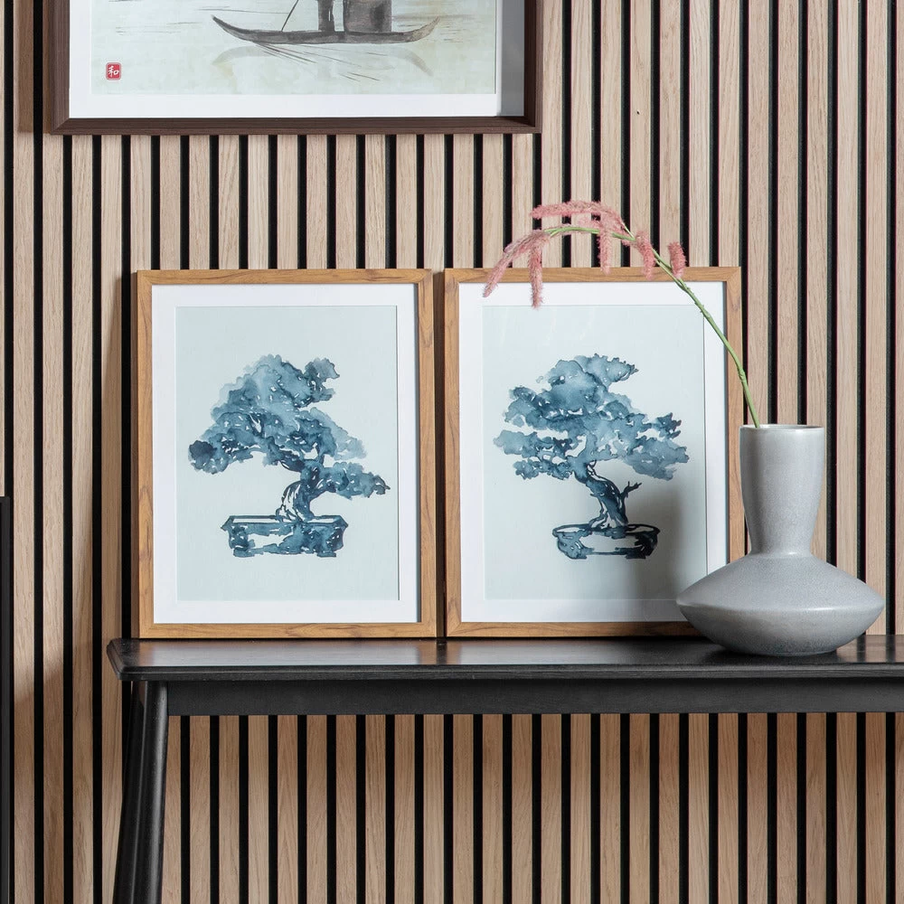 Bonsai Tree Ink Abstract Framed Art Set Of 2 2 Bonsai Tree Ink Abstract Framed Art Set Of 2 - Image 2