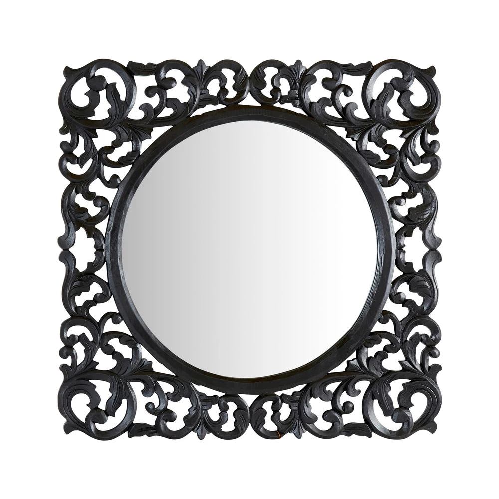 Astawa Lattice Mirror Black 1 Astawa Lattice Mirror Black