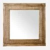 Moorea Square Mirror Mud Grey
