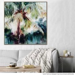Havana Palms Painting | Natural Frame -Home Decoration Store shopify 6cb3353a477c800d807f156c2e539876 havana palms canvas painting with floating frame