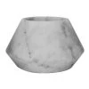 Elementer Trap Marble Tealight Holder - White