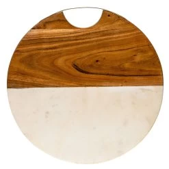 Sita Luxe Wood And Marble Round 40cm Cheese Board With Leather Handle -Home Decoration Store shopify 6d7d70c5f78da781550bf989018e11a4 sita luxe wood and marble round 40cm cheese board with leather handle