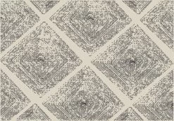 Stacy Indoor/Outdoor Polypropylene Distressed Diamond Rug - Cream/Black -Home Decoration Store shopify 6dce557b27dd8eab4588126ed4c709f0 stacy indoor outdoor polypropylene distressed diamond rug cream black