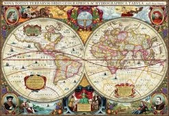 Antique Map Wall Hanging