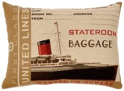Stateroom - United Line Caramel Cushion