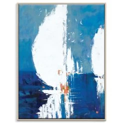 It's A Breeze Framed Canvas Print