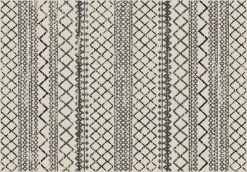 Stacy Indoor/Outdoor Polypropylene Tribal Stripe Rug - Cream/Black -Home Decoration Store shopify 7a77138f6c3152000c2a04602bfb8179 stacy indoor outdoor polypropylene tribal stripe rug cream black