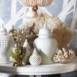 Minx Temple Jar White