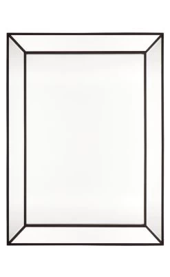 Zeta Wall Mirror Black Large
