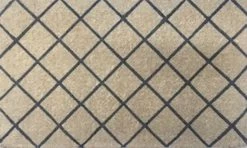 Grey Trellis Regular Doormat