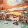 Venetian Sunset (large) Wall Hanging