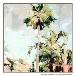 Feliz Canvas Painting With Floating Frame