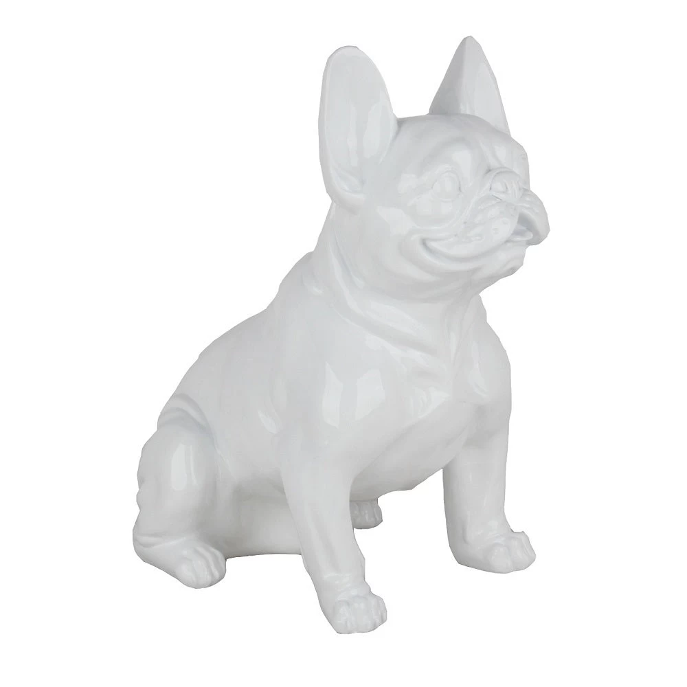 French Bulldog Sitting White 3 French Bulldog Sitting White - Image 3