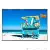 Beach Shack Canvas Print With Floating Frame