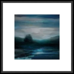Cerulean Dawn II Framed Print