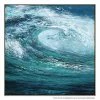 BIg Break Canvas Painting With Floating Frame