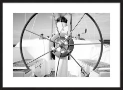 Steering Wheel Framed Photograph